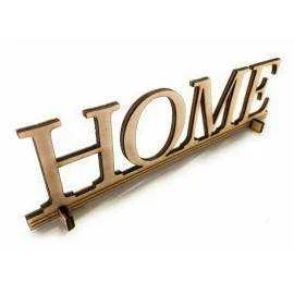 Deko Holzbuchstaben „Home“ zum aufstellen Dekoration Für Zuhause . Lasergravier