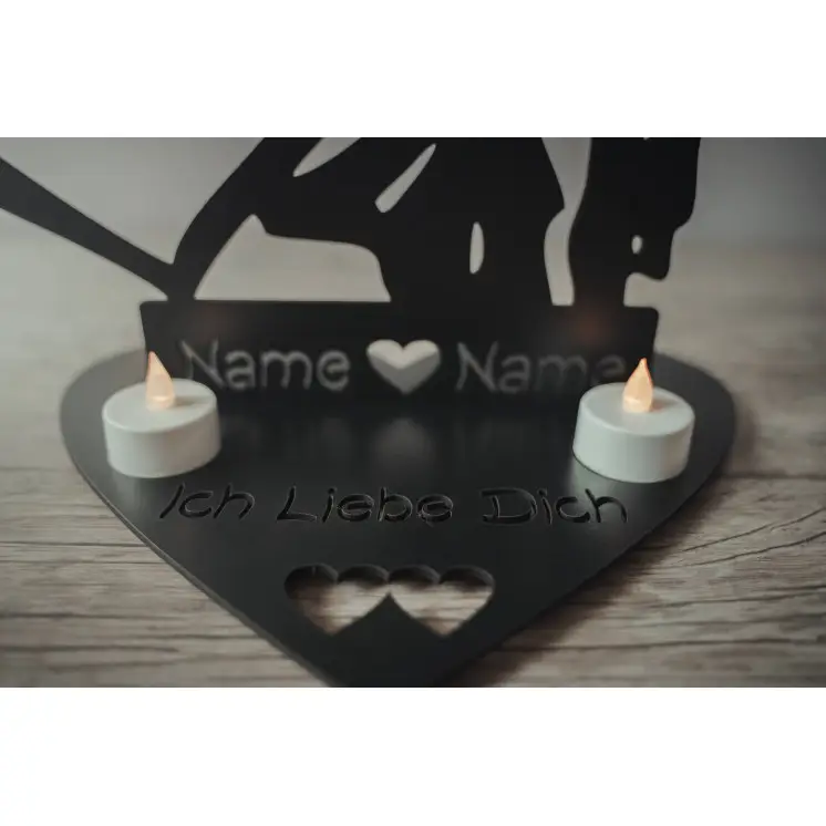 LED Teelichtern Verlobt deko mit wunschtext personalisiert für verlobt zum Hochzeitgeschenk