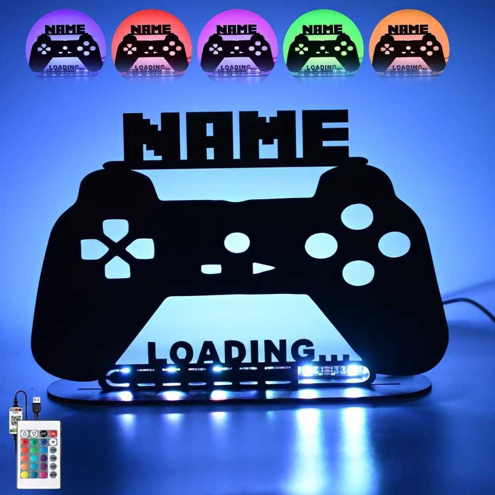 Controller Gamer Loading  LED RGB personalisierte Merry