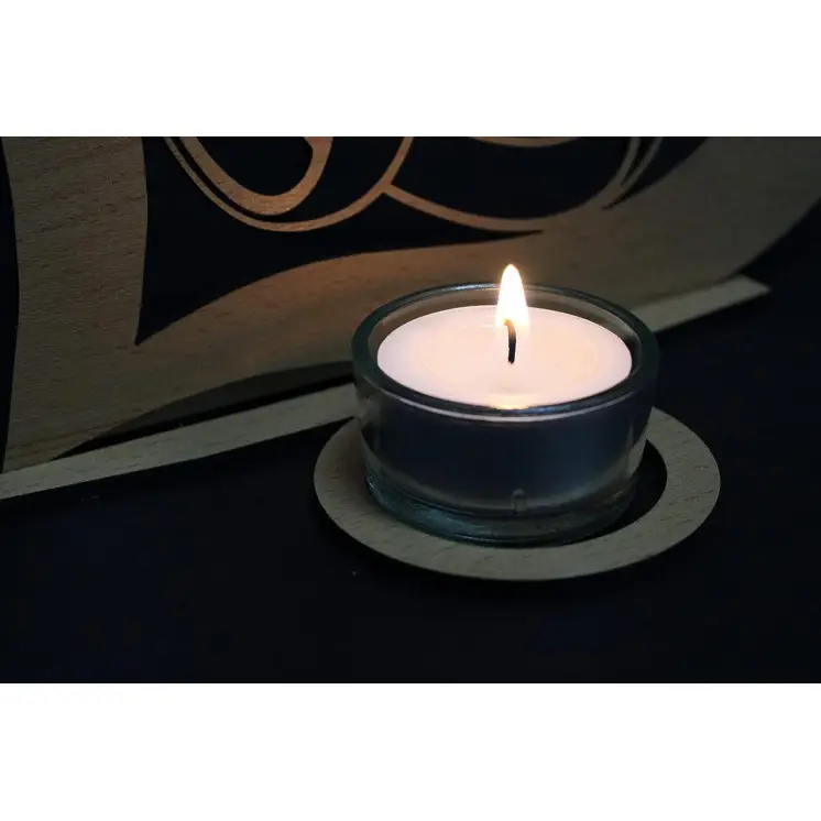 Teelichthalter Unendlichkeitszeichen Liebesgeschenk personalisiert mit Namen und Datum Geschenk zur Hochzeit oder zum Jahrestag