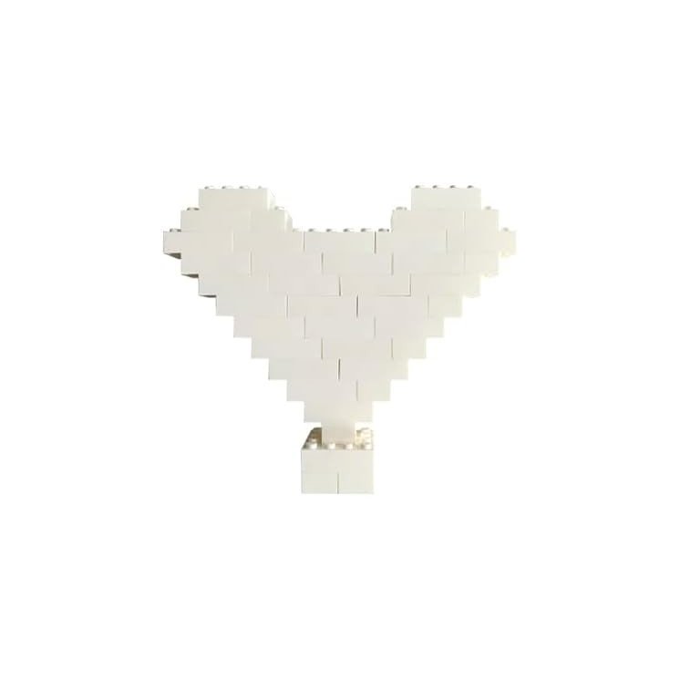 Herz Personalisierte Bausteine mit Foto Puzzle in Eigenem Bild Bausteine Benutzerdefiniertes - Geschenk für